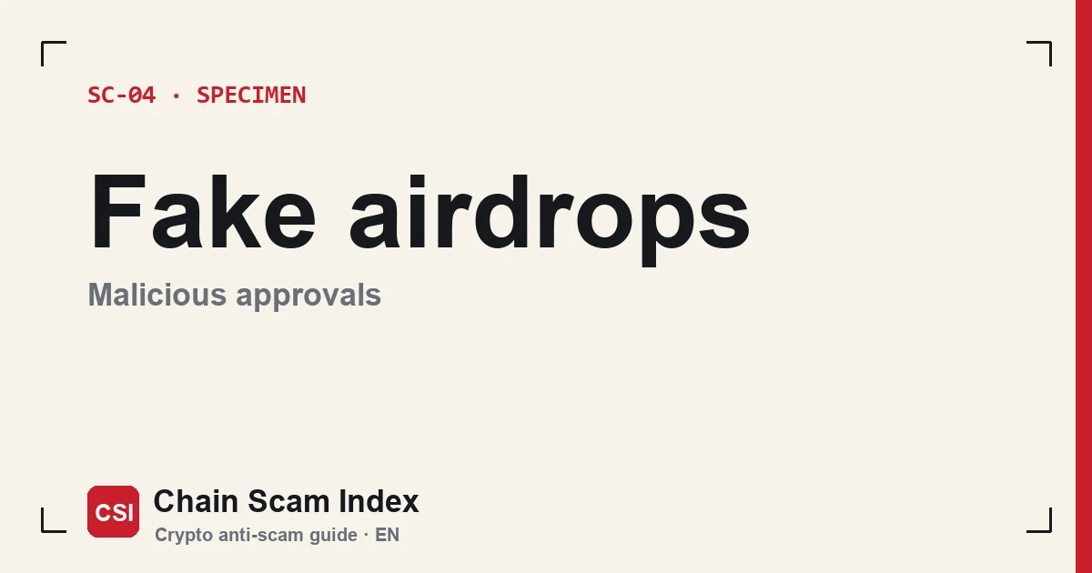 Fake airdrop claim page: a free-token button hiding a token-approval confirmation window