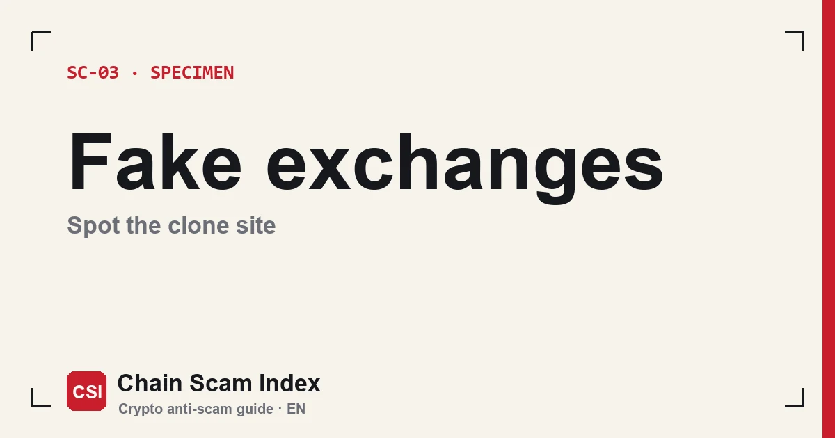 Fake exchange phishing URL comparison: similar spellings and look-alike characters mixed into the address bar