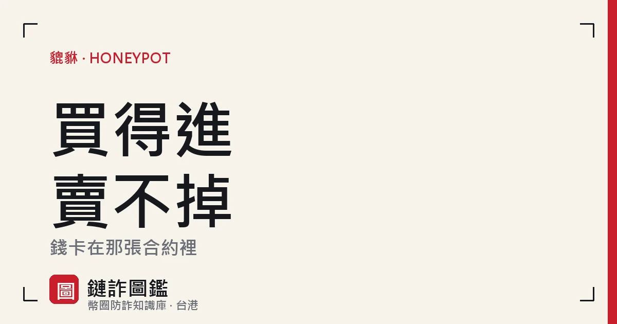 貔貅盤詞條封面：買得進、賣不掉